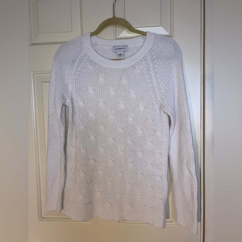 Liz Claiborne crew neck knit sweater, Women’s medium